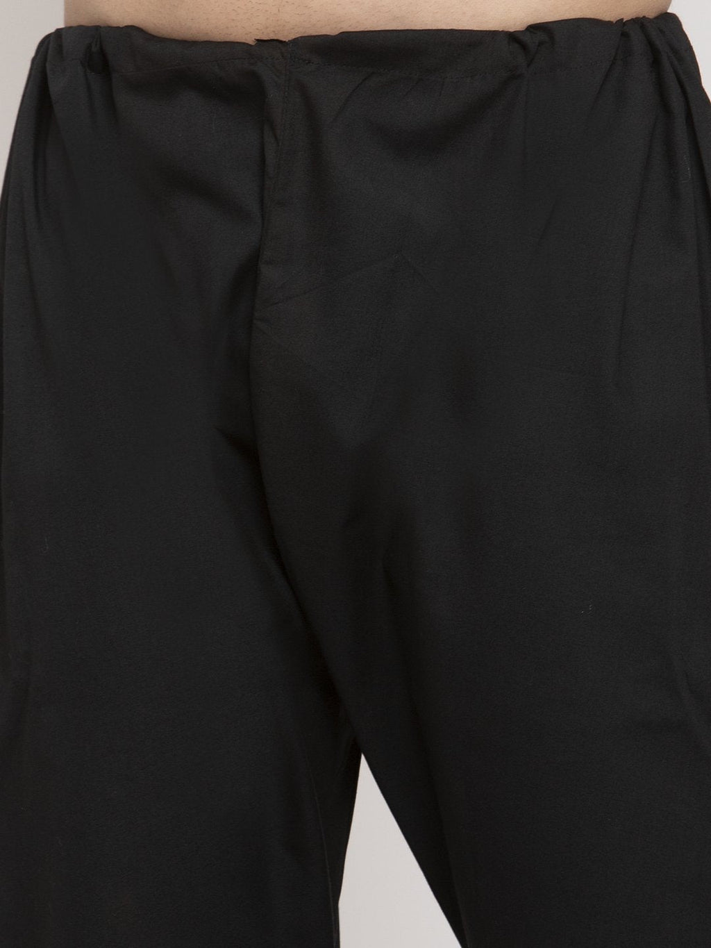 Jompers Men Black Chikan Kurta Only - Distacart