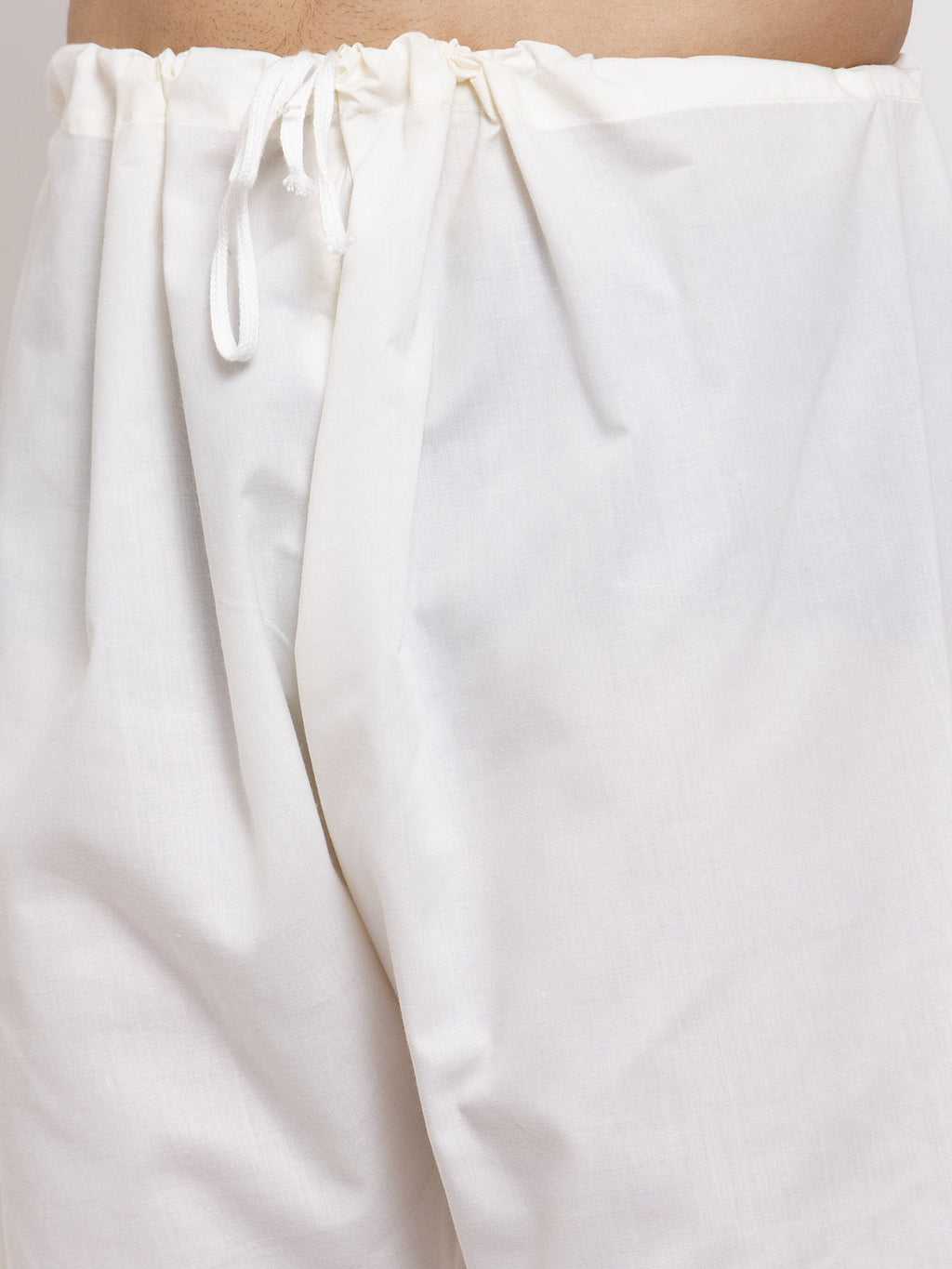 Jompers Men Cream Embroidered Kurta with Pyjamas - Distacart