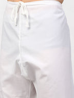 Jompers Men's Beige Woven Kurta Pajama