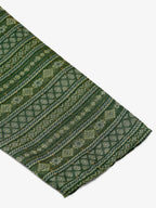 Jompers Men's Printed Sequinned Kurta Only - Green