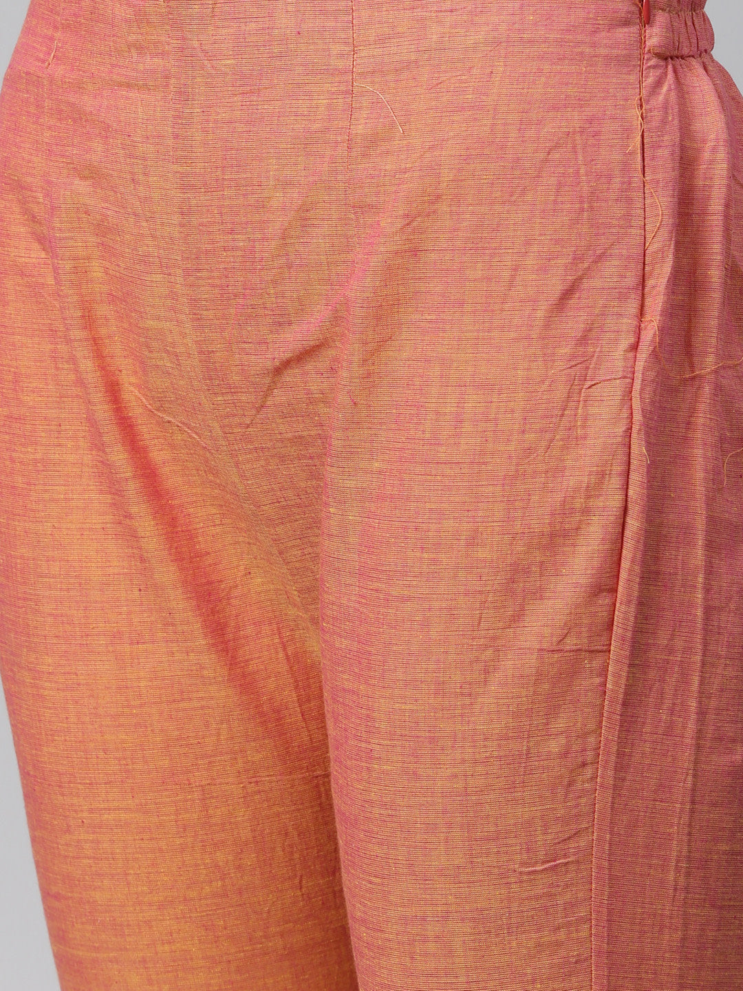 Jompers Women Pink Yoke Design Kurta with Trousers - Distacart