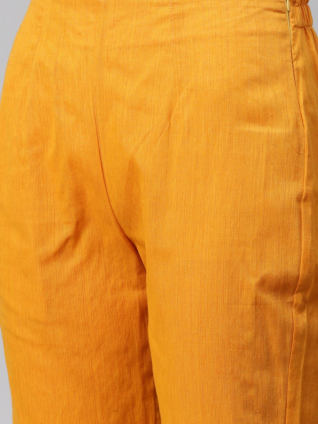 Jompers Women Yellow Printed Kurta with Trousers - Distacart