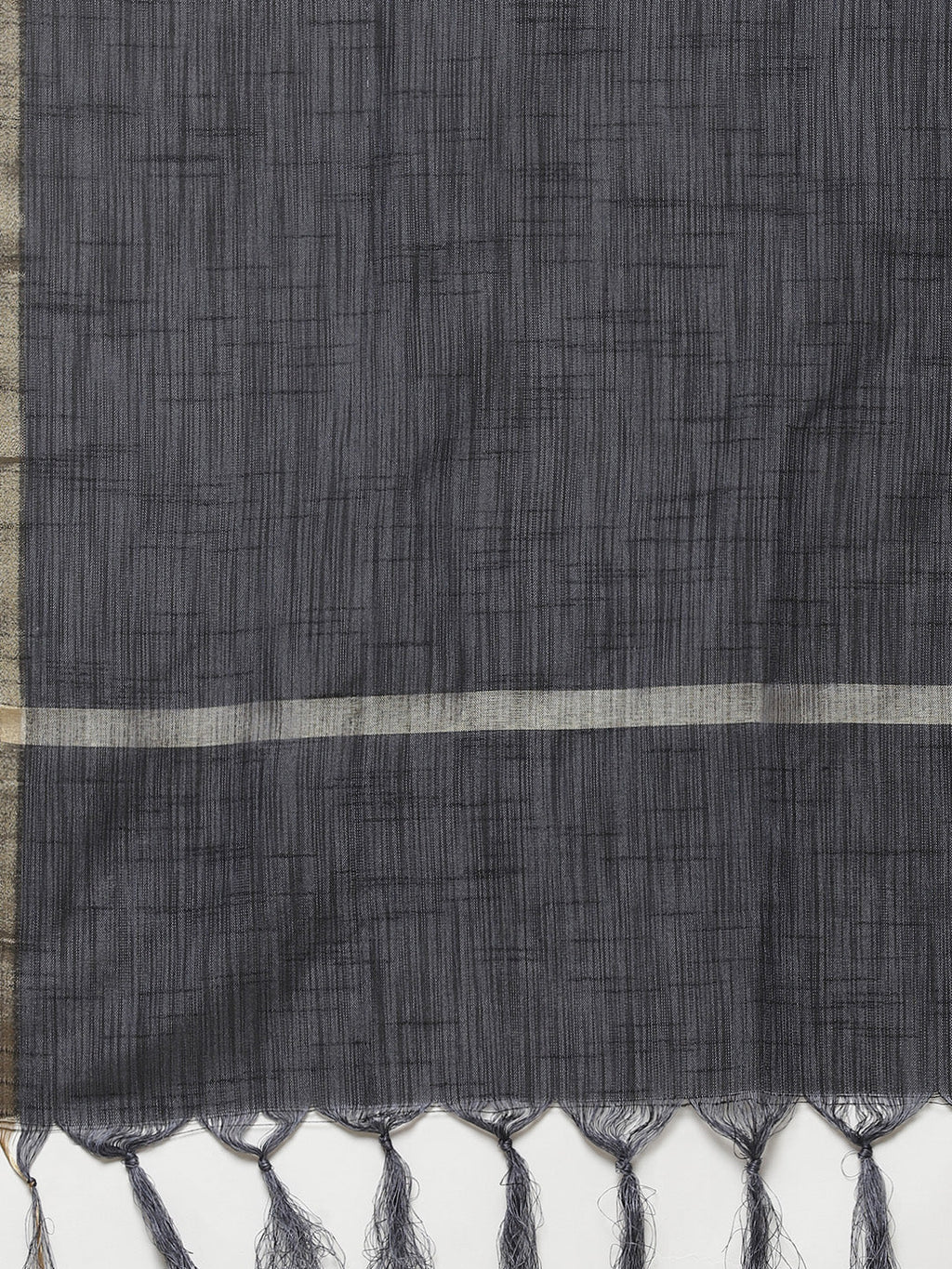 Jompers Women Navy Blue & Charcoal Grey Self Design Kurta with Trousers & Dupatta - Distacart