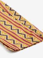 Jompers Women Mustard Yellow & Maroon Floral Pure Cotton Kurta with Trousers & Dupatta