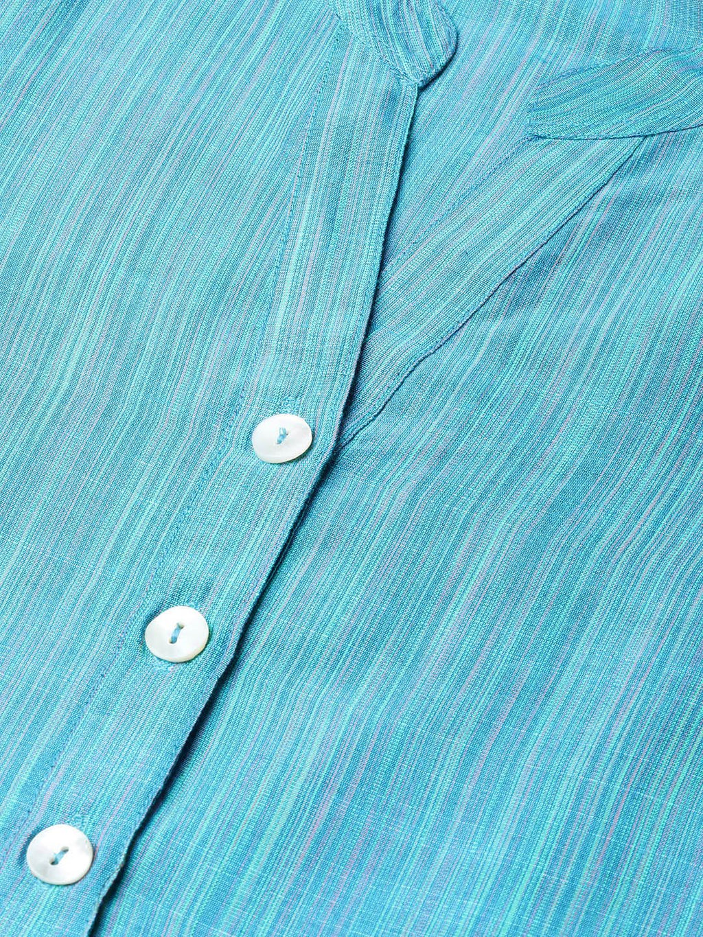 Jompers Women Blue & Green Self-Striped Kurta with Trousers & Dupatta - Distacart