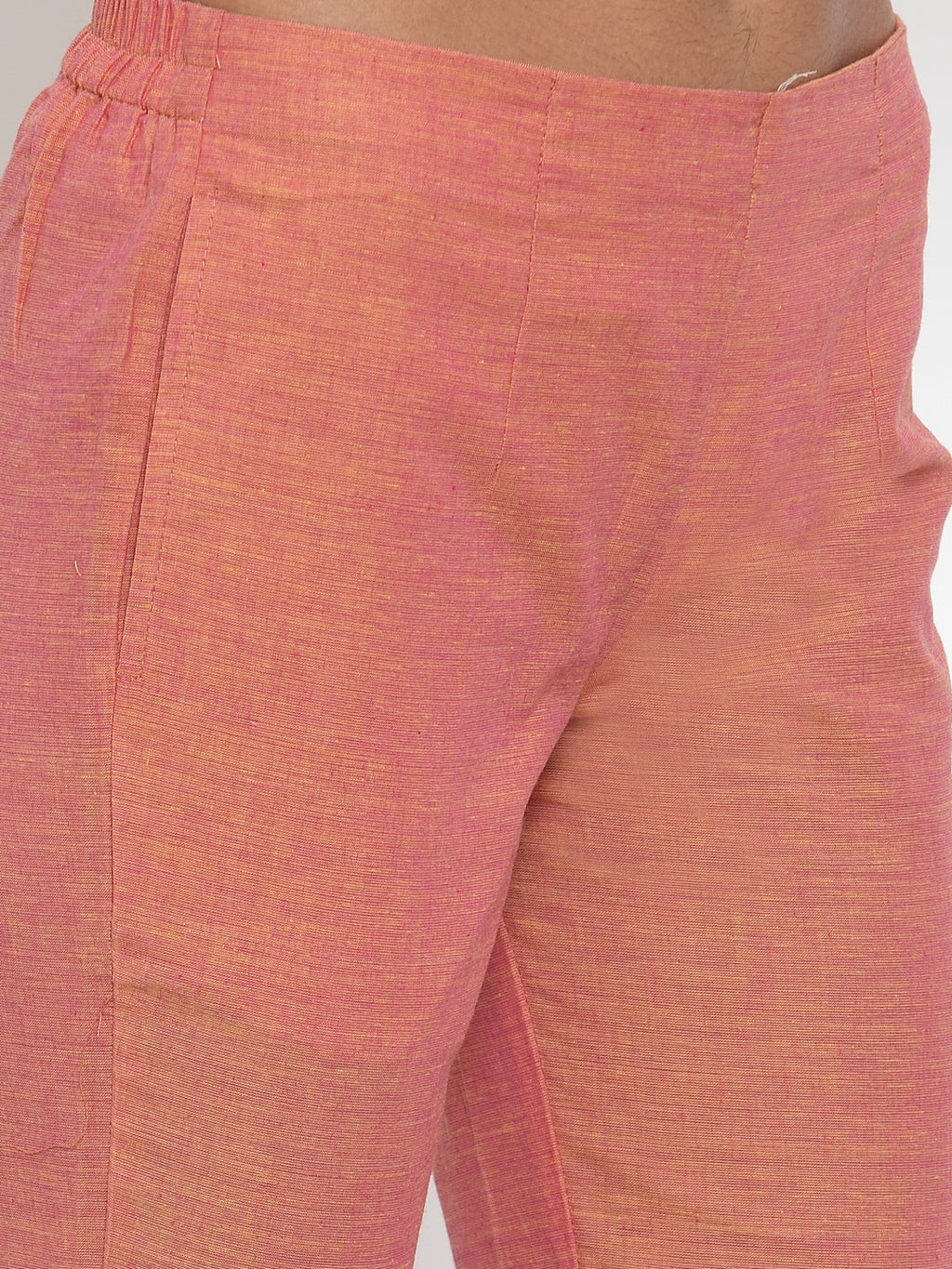 Jompers Women Pink Solid Kurta with Trousers & Dupatta - Distacart