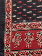 Jompers Women Red Self-Striped Kurta with Trousers & Art Silk Printed Dupatta - Distacart