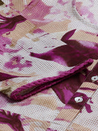 Jompers Women Off White & Purple Floral Printed Floral Anarkali Kurta - Distacart