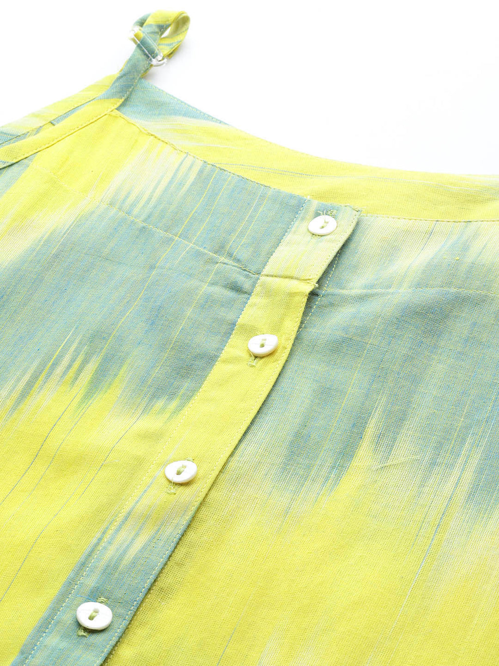 Jompers Women's Pure Cotton Yellow Ikkat Kurta - Distacart
