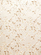 Jompers Women's Crystal Beads Work Printed Lehenga choli with dupatta - Beige