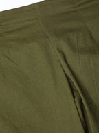 Jompers Women Olive Green Smart Slim Fit Solid Regular Trousers - Distacart