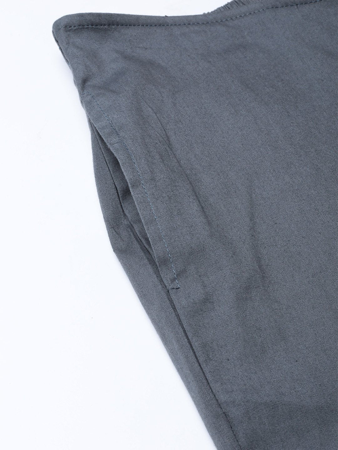 Jompers Women Grey Smart Fit Solid Bottom Flared Trousers - Distacart