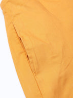 Jompers Women Mustard Smart Fit Solid Bottom Flared Trousers - Distacart