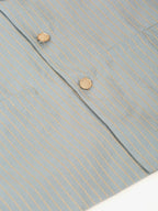 Jompers Men's Blue & Golden Embroidered Nehru Jackets