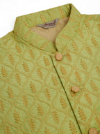 Jompers Men's Embroidered Waistcoat - Green
