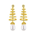 J Pearls Alluring Pearl Earrings - Real Pearl Jewelry - Distacart