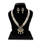 J Pearls Heena 3 Lines Rani Haar Necklace