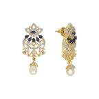 J Pearls Heena 3 Lines Rani Haar Necklace