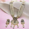J Pearls Heena 3 Lines Rani Haar Necklace
