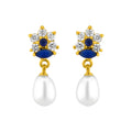 J Pearls Star Pearl Earrings - Real Pearl Jewelry - Distacart
