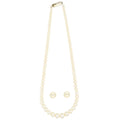 J Pearls Single Line Round Pearl Necklace - Real Pearl Jewelry - Distacart