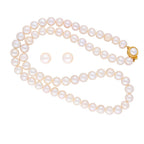 J Pearls Round Pearl Necklace - Real Pearl Jewelry - Distacart