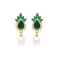 J Pearls Dome Pearl Earrings - Real Pearl Jewelry - Distacart