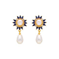 J Pearls Garry Pearl Earrings - Real Pearl Jewelry - Distacart