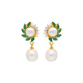 J Pearls Ruhi Pearl Earrings - Real Pearl Jewelry - Distacart