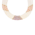 J Pearls 4 Line Pearl Set - Real Pearl Jewelry - Distacart