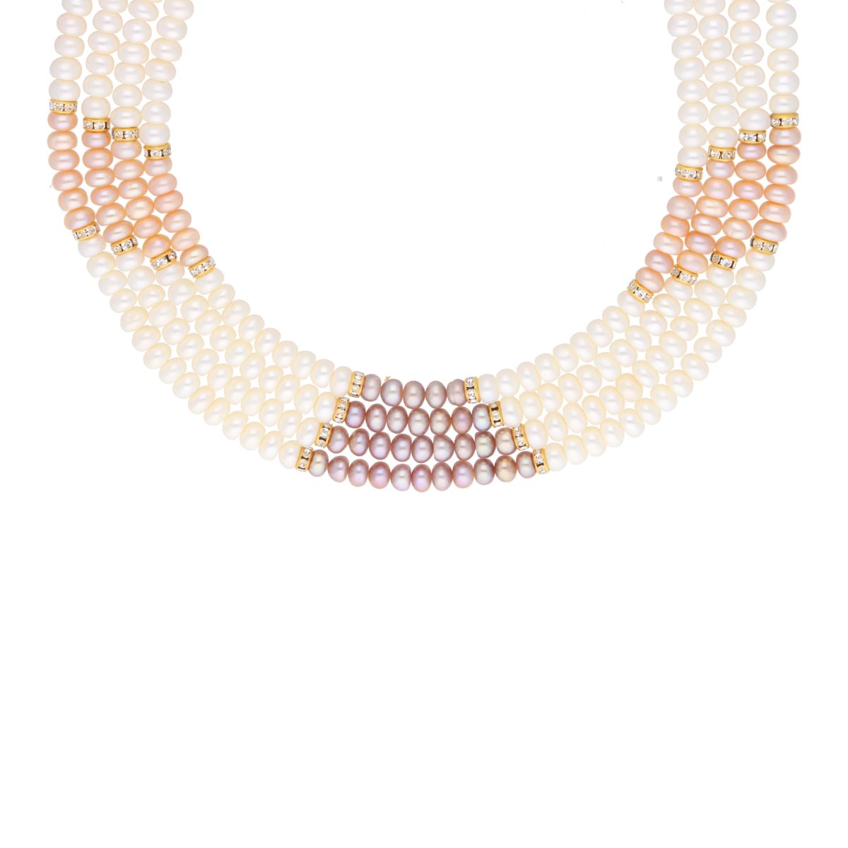 J Pearls 4 Line Pearl Set - Real Pearl Jewelry - Distacart