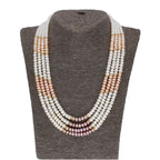 J Pearls 4 Line Pearl Set - Real Pearl Jewelry - Distacart