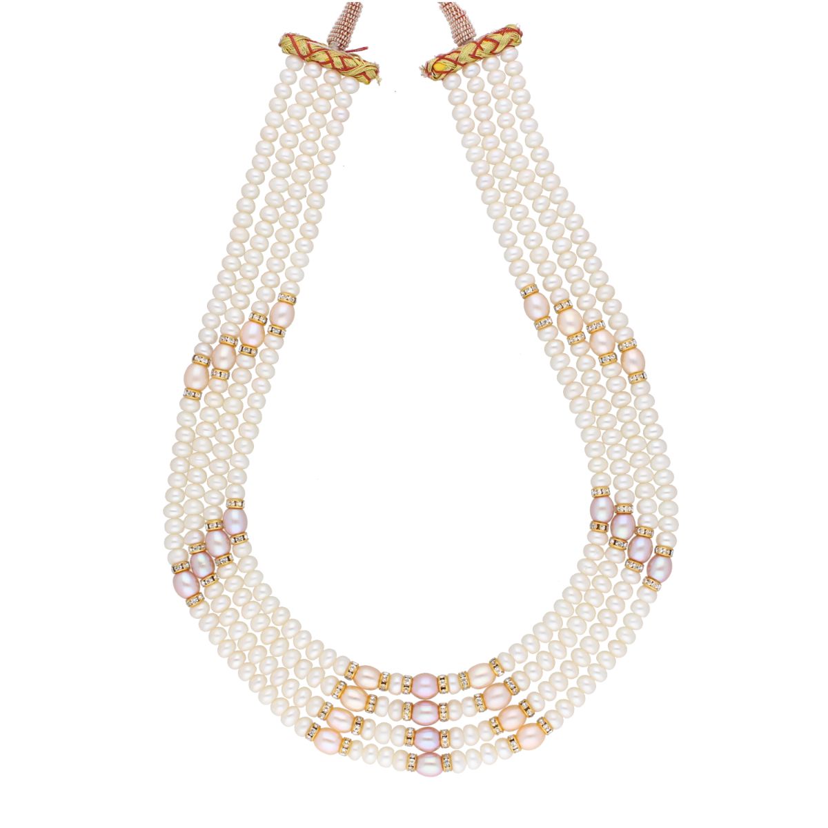 J Pearls 4 Line 4-5Mm Oval Pearl Set - Real Pearl Jewelry - Distacart