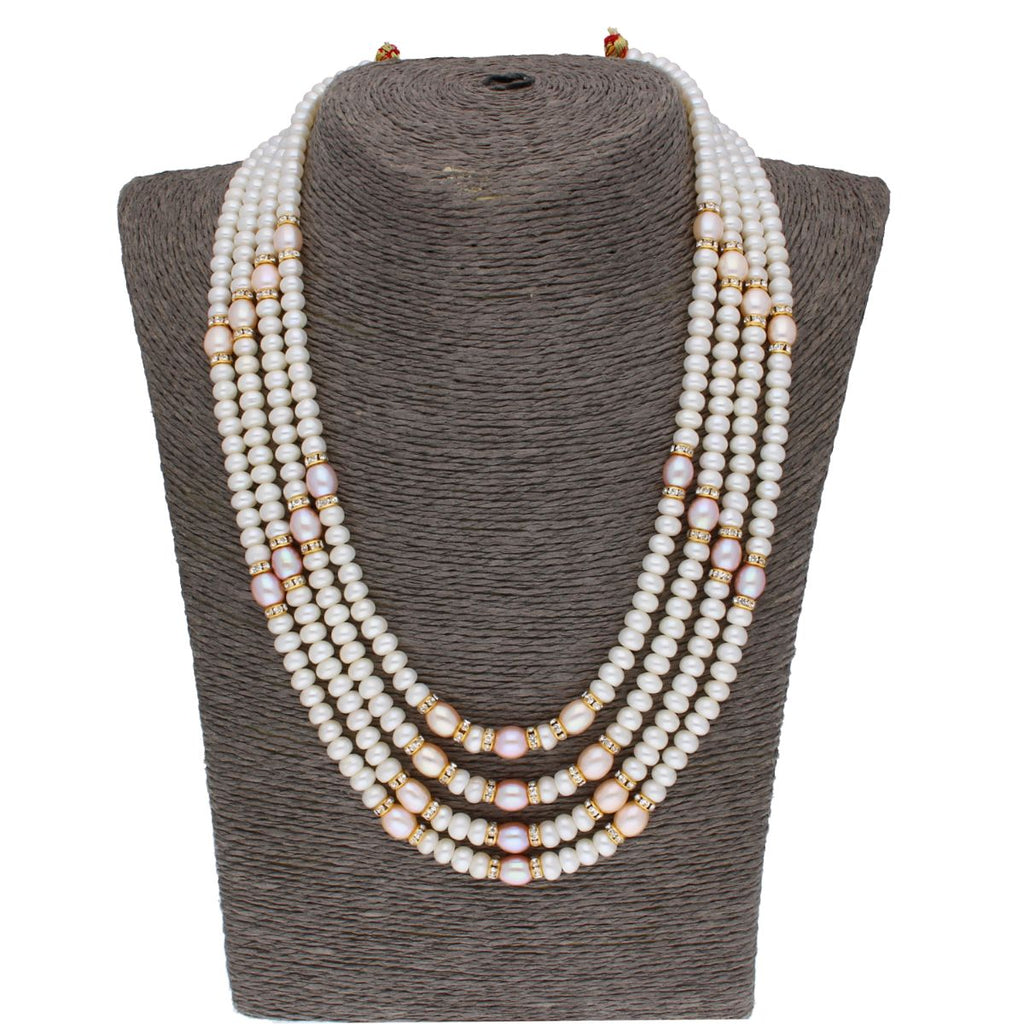 J Pearls 4 Line 4-5Mm Oval Pearl Set - Real Pearl Jewelry - Distacart