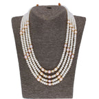 J Pearls 4 Line 4-5Mm Oval Pearl Set - Real Pearl Jewelry - Distacart