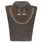 J Pearls Floral Pearl Necklace - Real Pearl Jewelry - Distacart