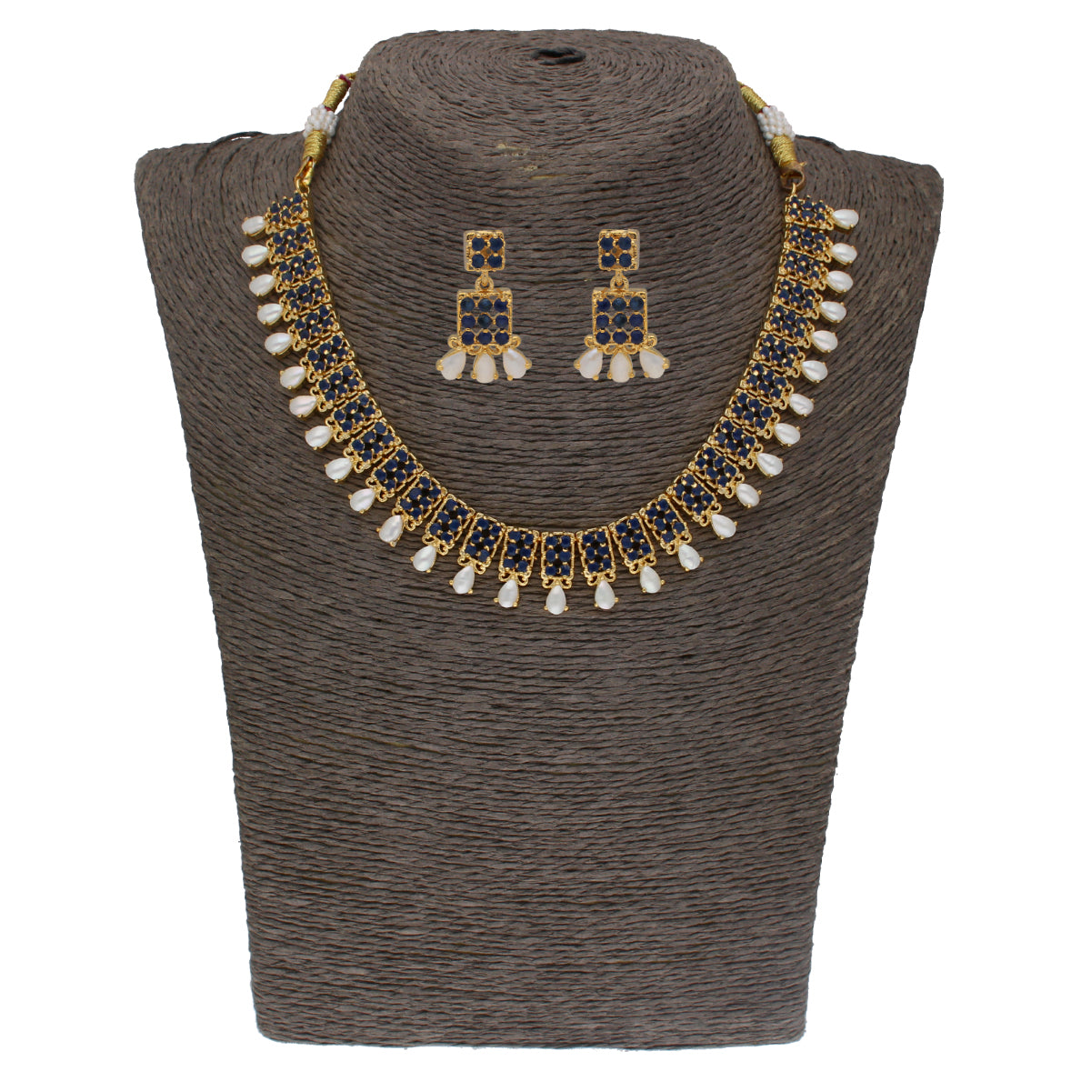 J Pearls Floral Pearl Necklace - Real Pearl Jewelry - Distacart