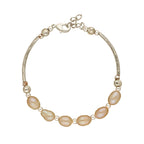 J Pearls Zivah 1 Line Pearl Bracelet - Distacart