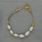 J Pearls Zenia 1 Line Pearl Bracelet - Distacart
