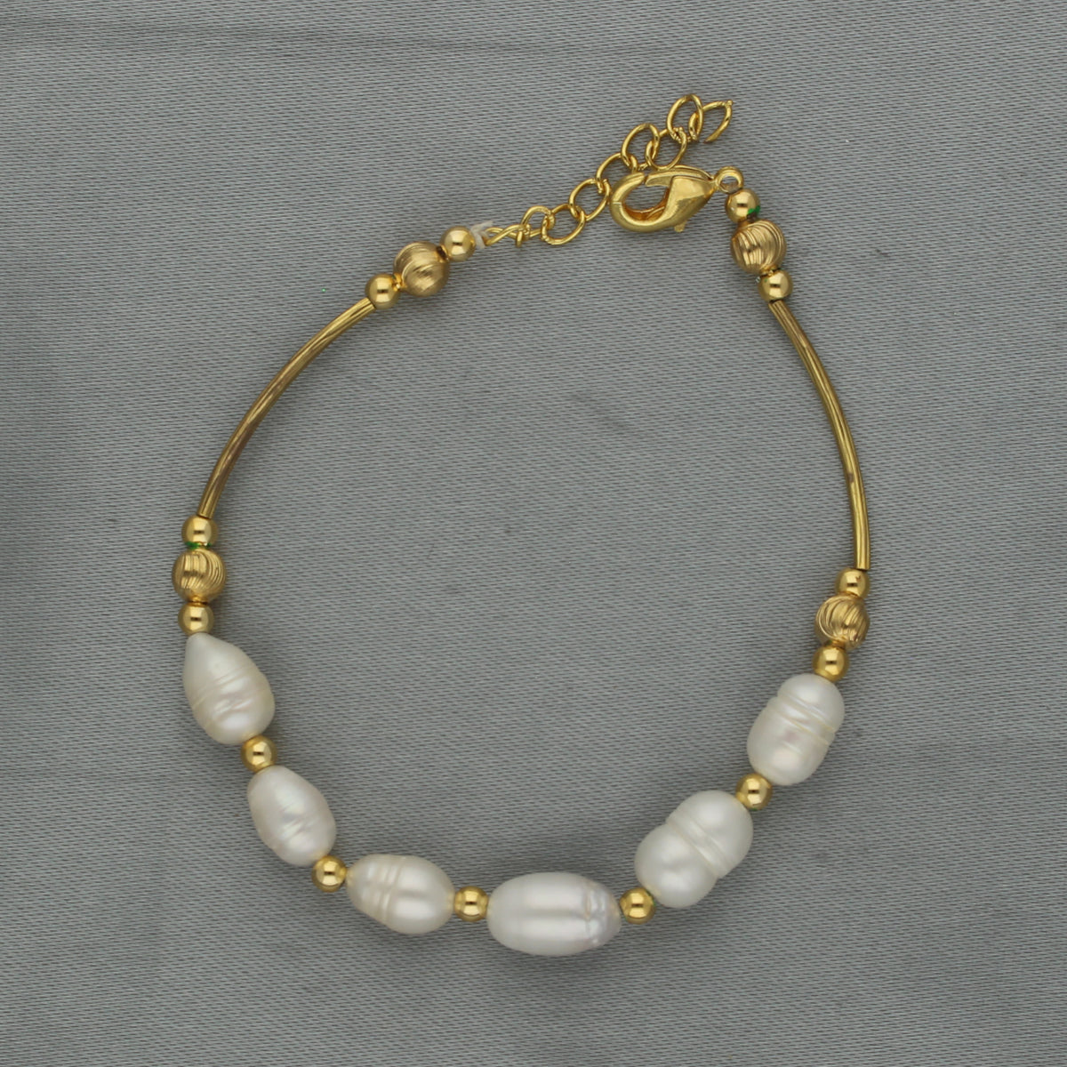 J Pearls Zenia 1 Line Pearl Bracelet - Distacart