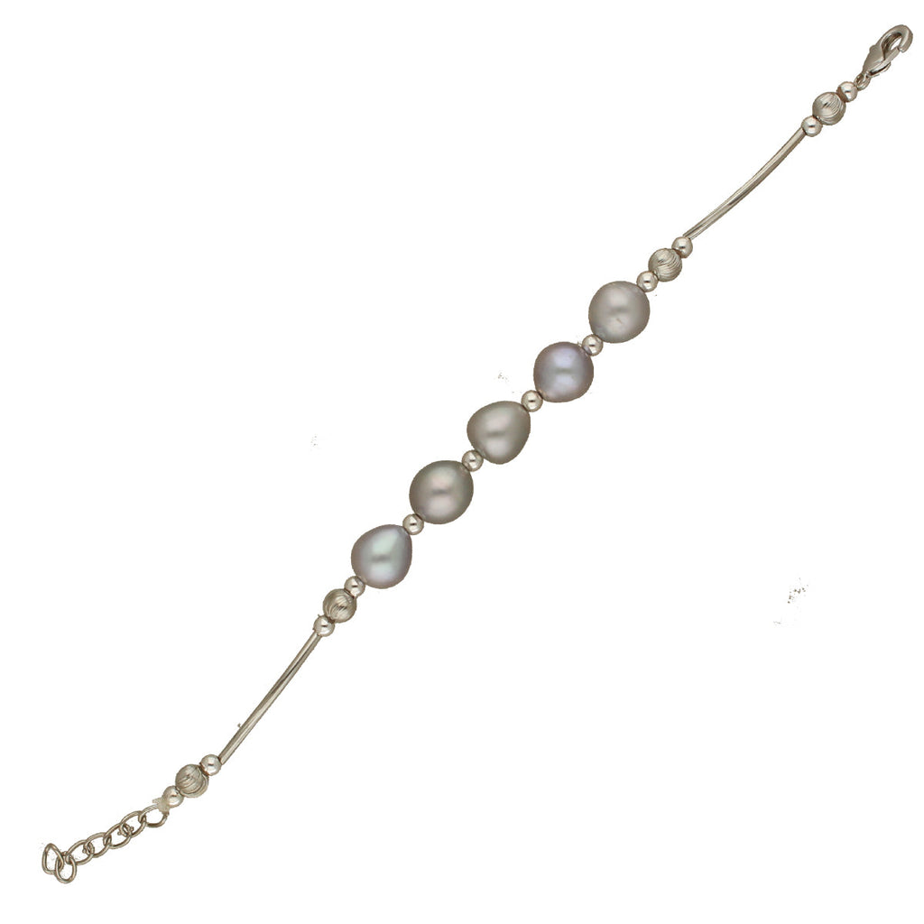 J Pearls Zoya 1 Line Pearl Bracelet - Distacart