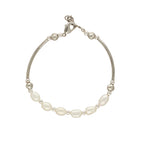 J Pearls Unique 1 Line Pearl Bracelet - Distacart