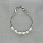 J Pearls Unique 1 Line Pearl Bracelet - Distacart