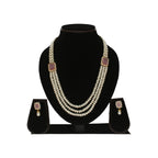 J Pearls Eva 3 String Pearl Necklace