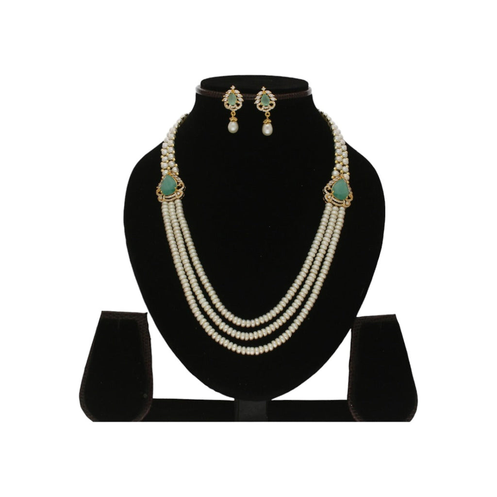 J Pearls Cherry 3 Lines Pearl Necklace