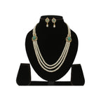 J Pearls Cherry 3 Lines Pearl Necklace