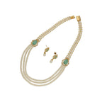 J Pearls Cherry 3 Lines Pearl Necklace