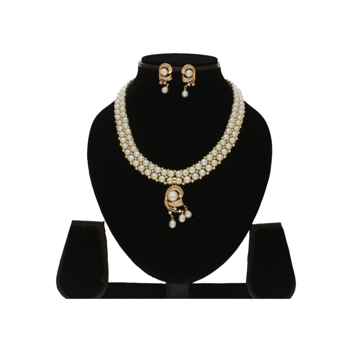 J Pearls Ehani 2 Lines Pearl Necklace