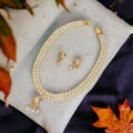 J Pearls Ehani 2 Lines Pearl Necklace