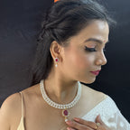 J Pearls Falak 2 Lines Pearl Necklace